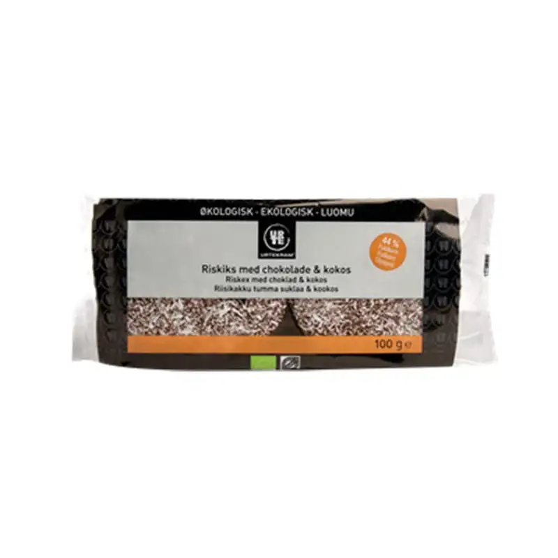 Urtekram Riskager m. Kokos & Chokolade Ø (100 g)
