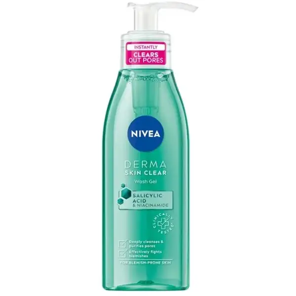 Nivea Derma Skin Clear Wash Gel