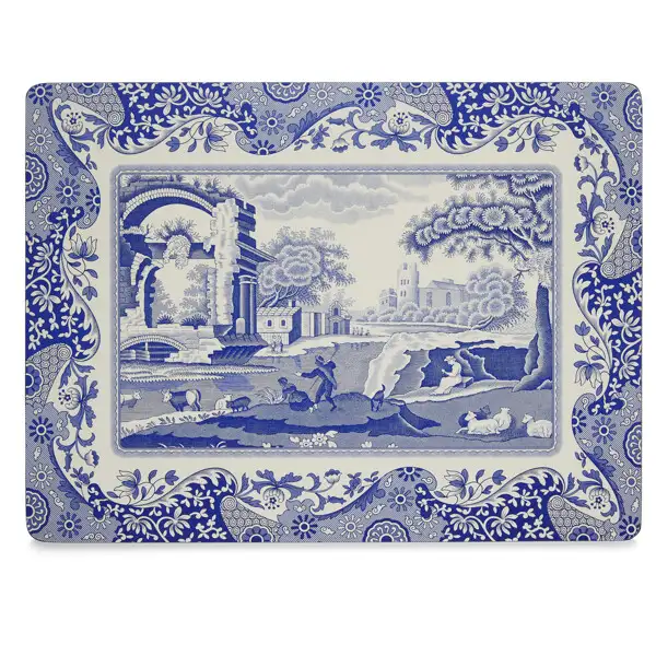 Blue Italian Borddækkeserviet 40x29cm