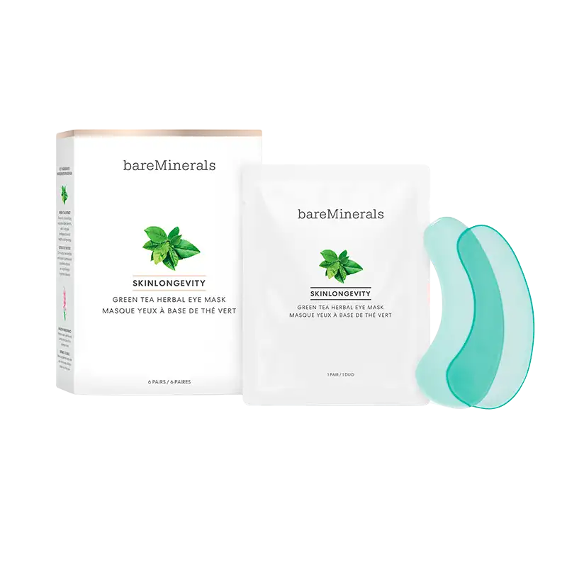 bareMinerals Skinlongevity Green Tea Herbal Eye Mask (6 g)
