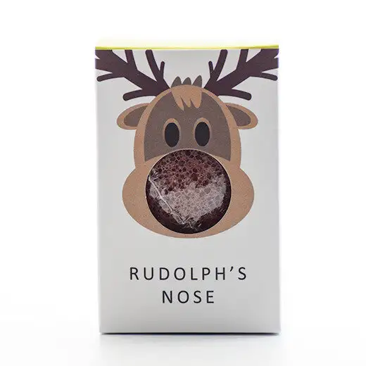 KONJAC SPONGE RUDOLPH MINI (RØD)