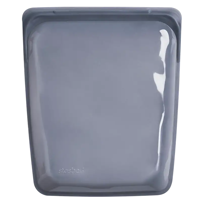 Stasher Silikone Pose Stor Grå (1 stk)