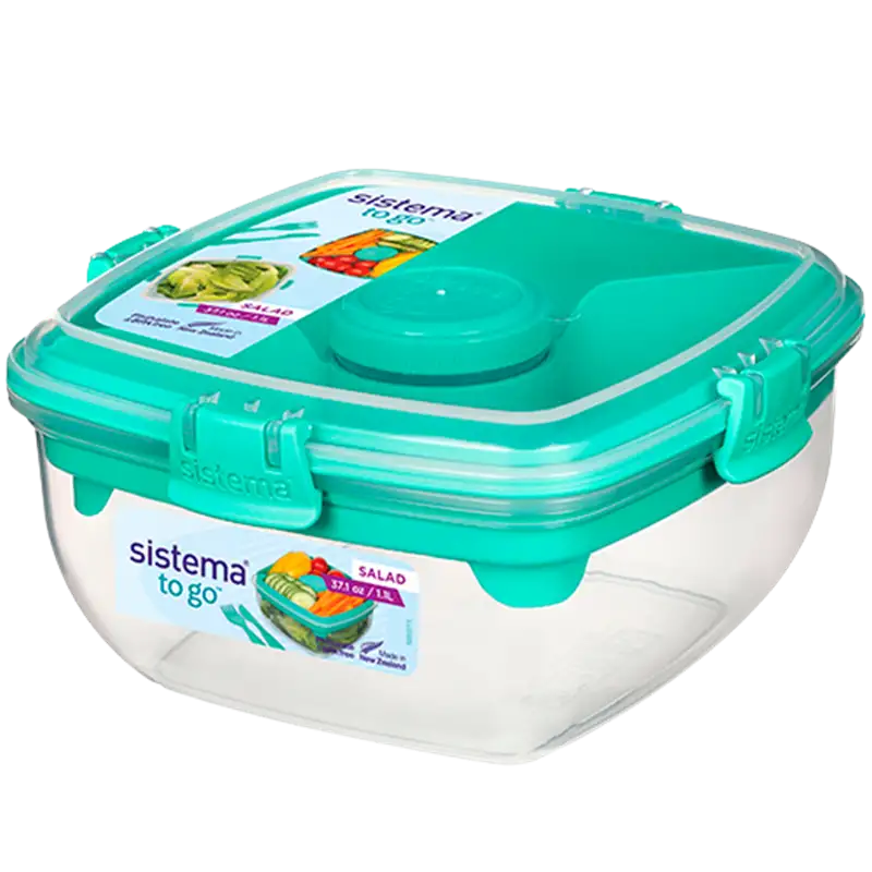 Sistema Madkasse Til Salat Ass. Farver (1,1 l)