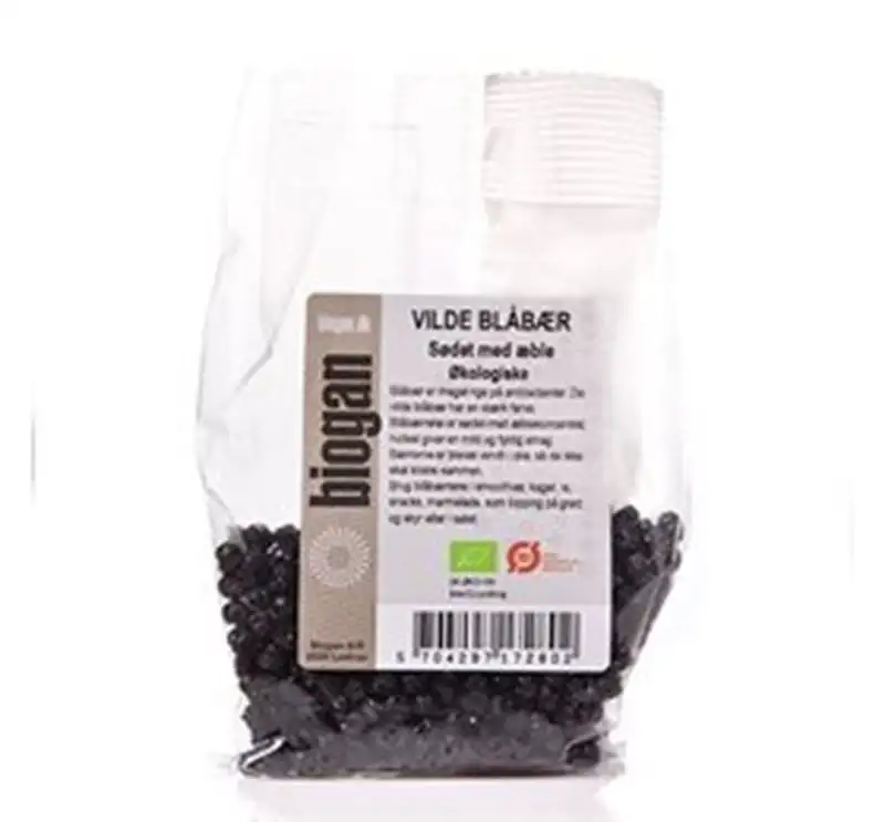 Biogan Blåbær Vilde Sødet M. Æble Ø (75 g)
