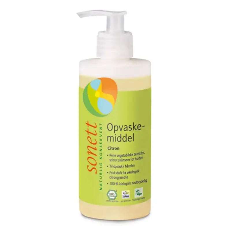 Sonett Opvaskemiddel Citron (300 ml)
