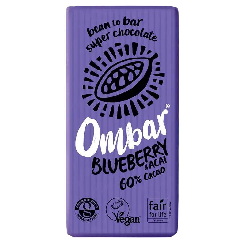 Bar Acai og Blåbær Ombar Ø (35 gr)