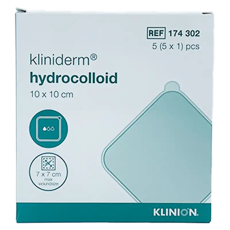 Kliniderm Hydrocolloidbandage - Standard - 10x10 cm (5 stk)