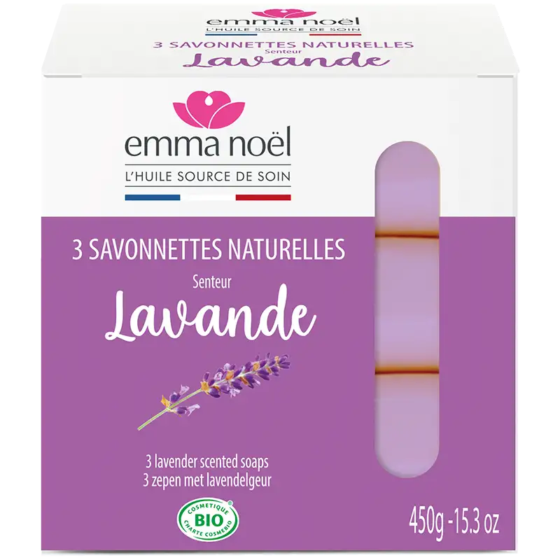 Emma Nöel Lavendel Sæbe 3 X 150 gr. (450 gr)