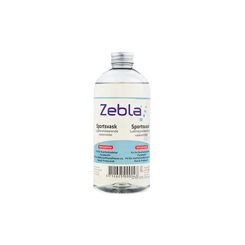 Zebla Sportsvask Uden Parfume (500 ml)