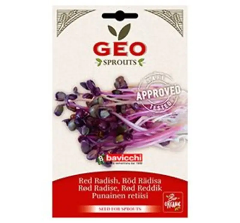 Biogan Radisefrø Rød til Spiring Ø (15 g)