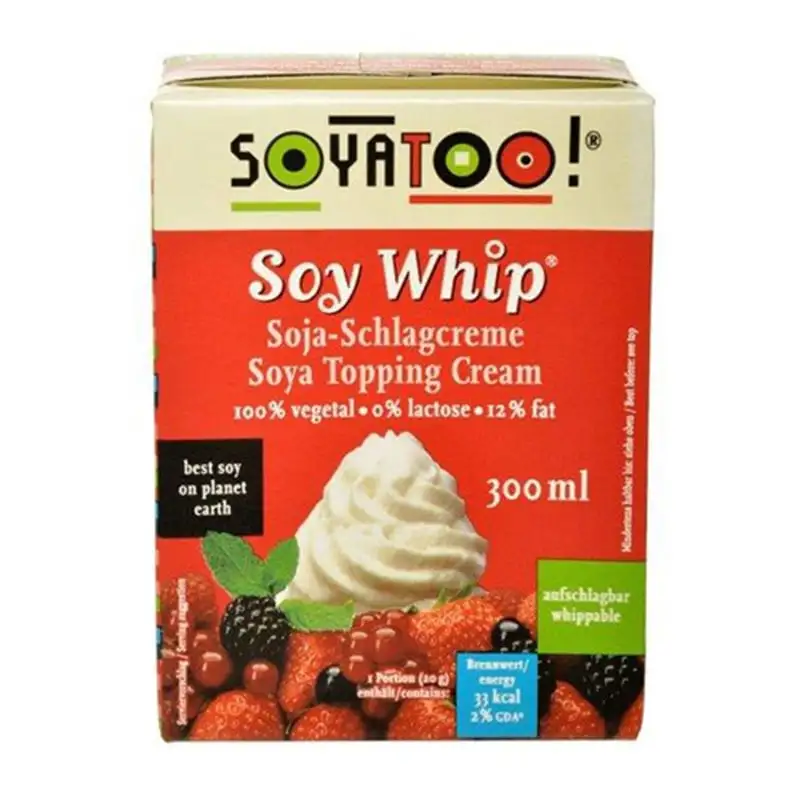 Sojacreme - Alternativ t. Piskefløde (300 ml)