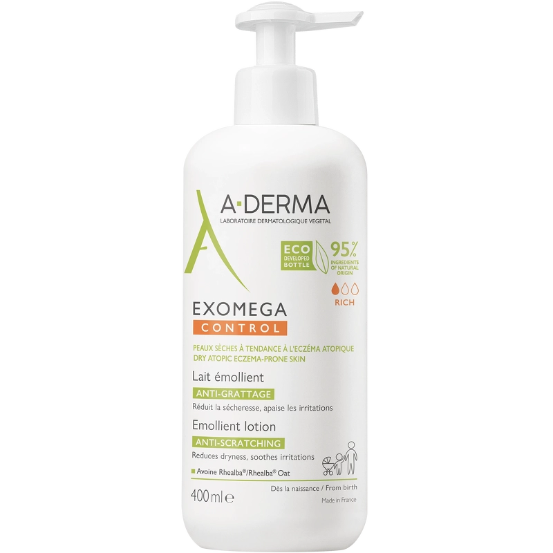 A-DERMA Exomega Control Emollient Lotion 400 ml