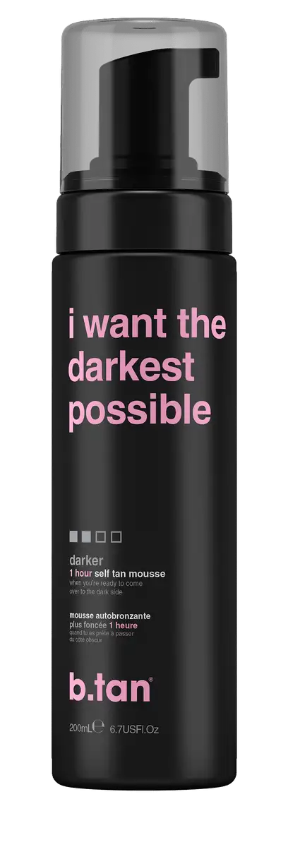 b.tan I Want The Darkest Tan Possible Self Tan Mousse - 200 ml.