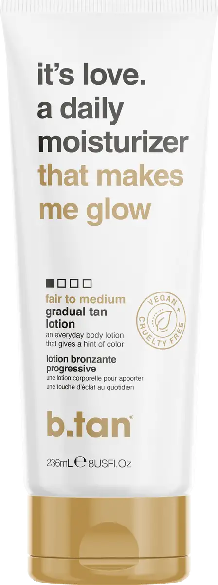 b.tan It's Love Daily Gradual Tan Moisturiser - 236 ml