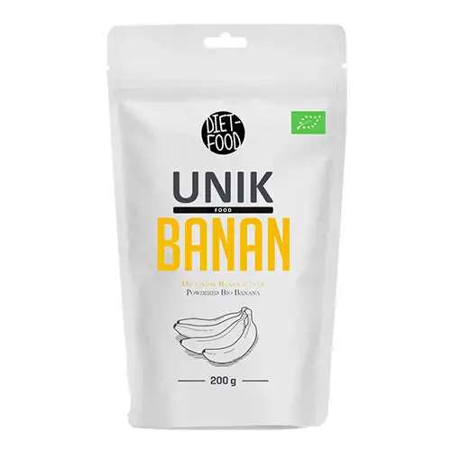 Banan Pulver Økologisk | 200 gr