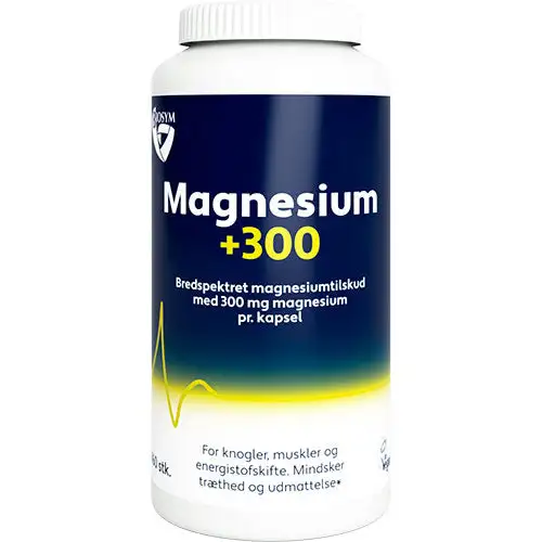 Magnesium +300 | 160 kapsler