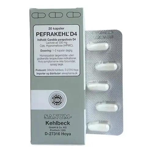 Pefrakehl Kapsler D4 | 20 kapsler