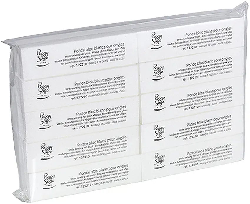 Hvid slibende negleblok 87906534