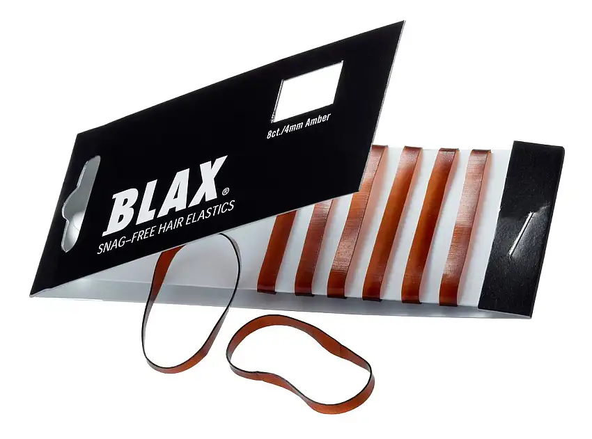 Blax Hårelastikker Brun - 8 stk.