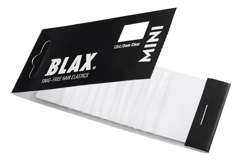 Blax Hårelastikker Transparent Mini - 12 stk.