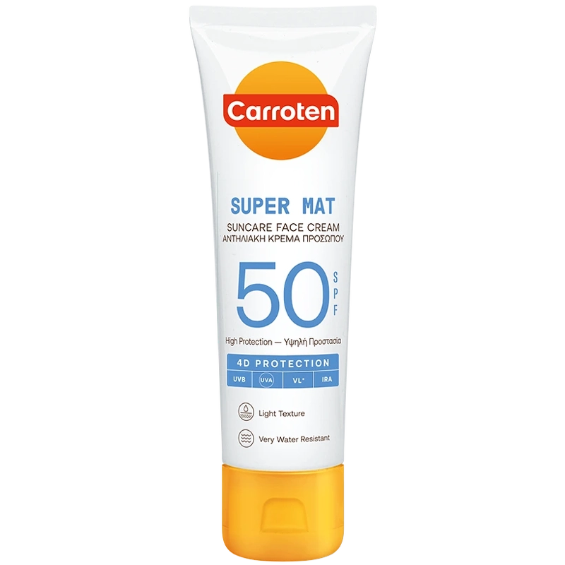 Carroten Face Super Mat Cream SPF 50 - 50 ml