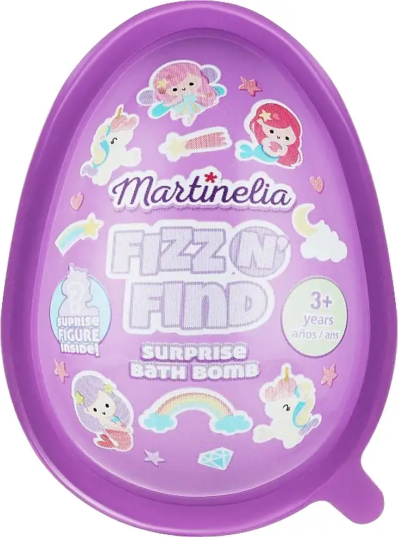 Badebombe 'Æg' med overraskelse, lilla 76317662