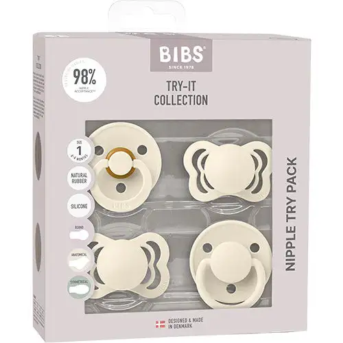 Try-it collection Size 1 Ivory 4 PACK