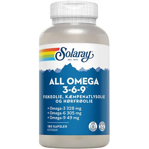 All Omega 3-6-9 | 180 kapsler