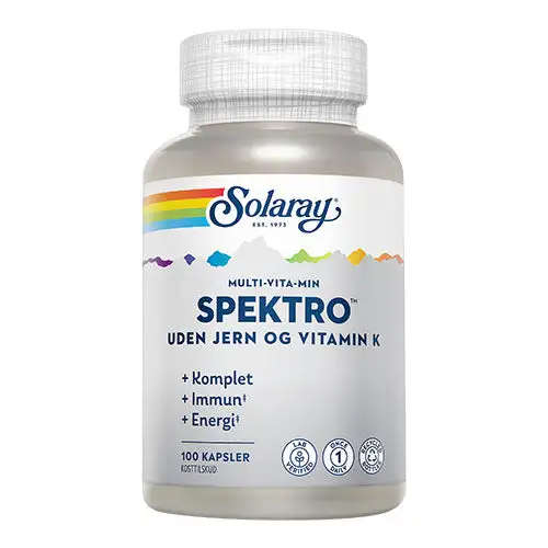 Spektro Multi-vitamin U. Jern Og Vit. K. | 100 kapsler