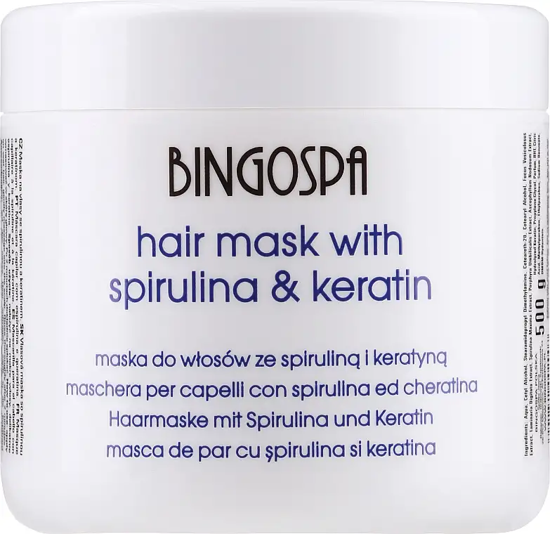 Spirulina ekstrakt & Keratin hårmaske 59061262