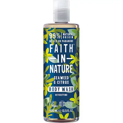 Showergel (400 ml) | Alge Ekstrakt Faith In Nature