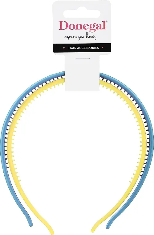 Hair Hoop, 2 stk, gul+blå 75255668