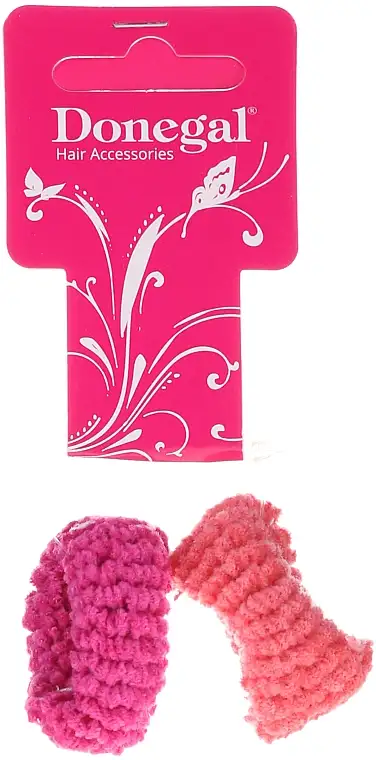 Elastiske Hårbånd 2 stk, lyserød & orange 14361728