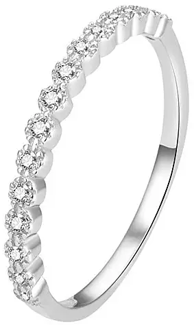 Sølvring med zirkoner 91322130