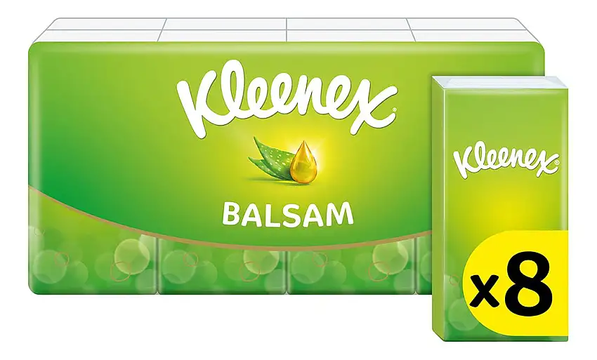 Kleenex Balsam Lomme - 8 pk.