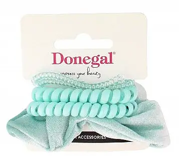 Hårbindesæt, FA-5833, 5 stk, turkis 92987242