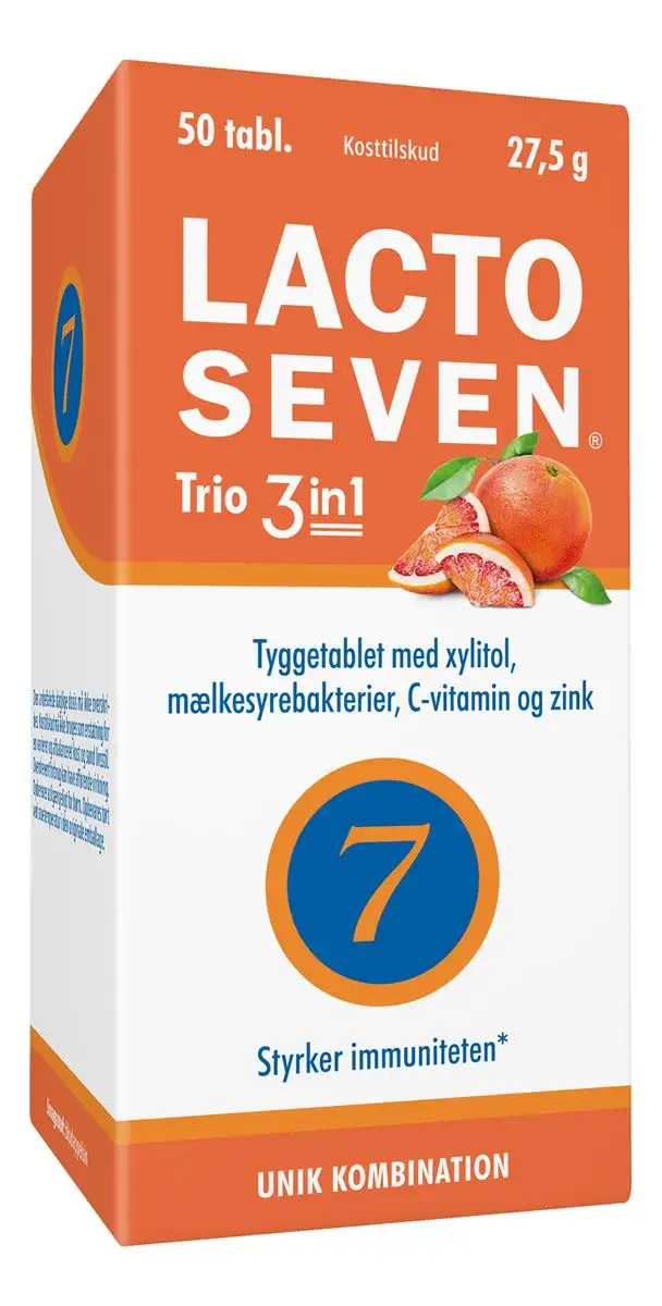 Lacto Seven Trio - 50 tyggetabl.