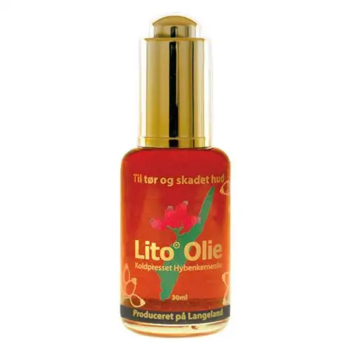 Lito Olie Koldpresset Hybenkerneolie - 30 ml.