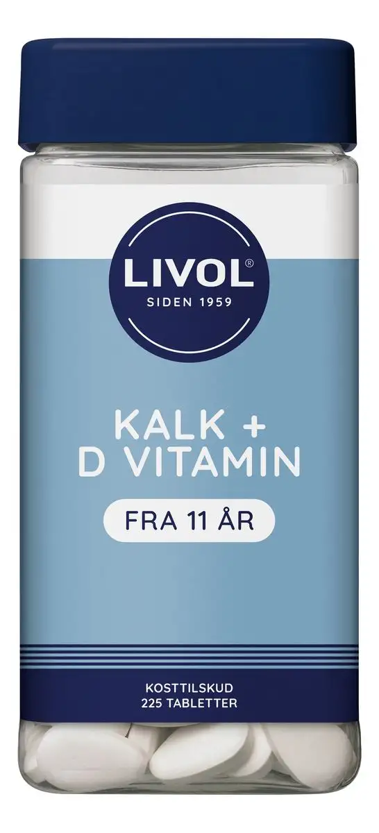 Livol Kalk + D Vitamin - 225 tabl.