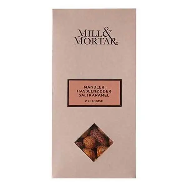 Mill & Mortar Mandler / Hasselnødder med saltkaramel - 100 g