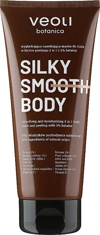 Udjævnende og fugtgivende kropskrælningsmaske 90210064