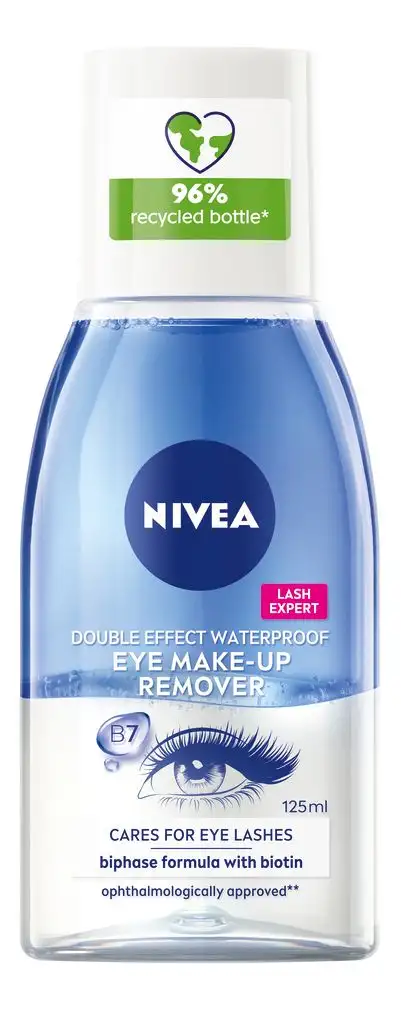 Nivea Double Effect Eye Makeup Remover - 125 ml.