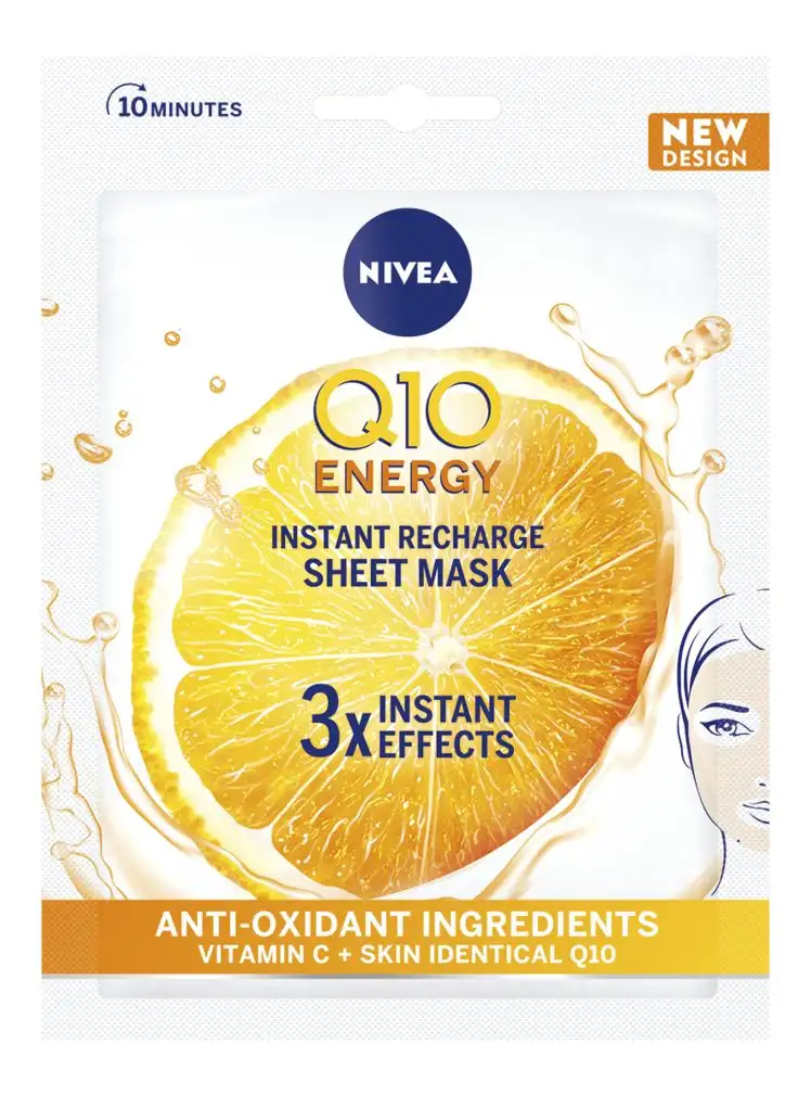Nivea Q10 Energy Sheet Mask - 1 stk.