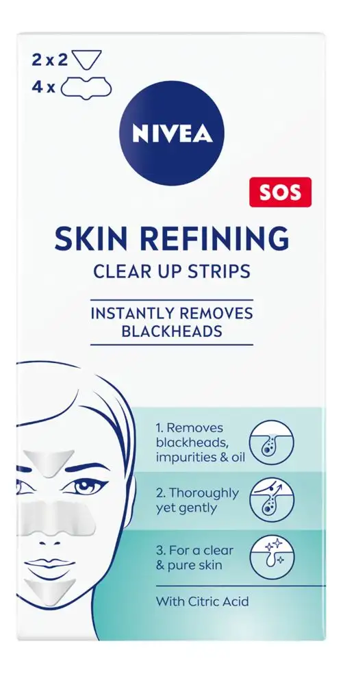 Nivea Refining Clear-Up Strips - 6 stk.