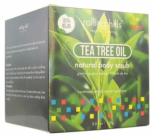 100% naturlig ansigts- og bodyscrub med tetræduft 49584763