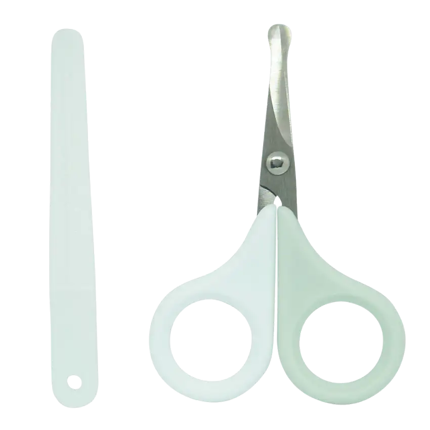 Oopsy neglesaks og fil - hvid/blå