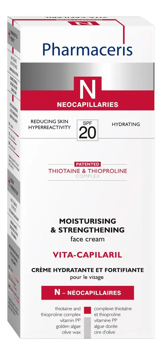 Pharmaceris N Vita-Capilaril Ansigtscreme mod rødme SPF20 -50 ml