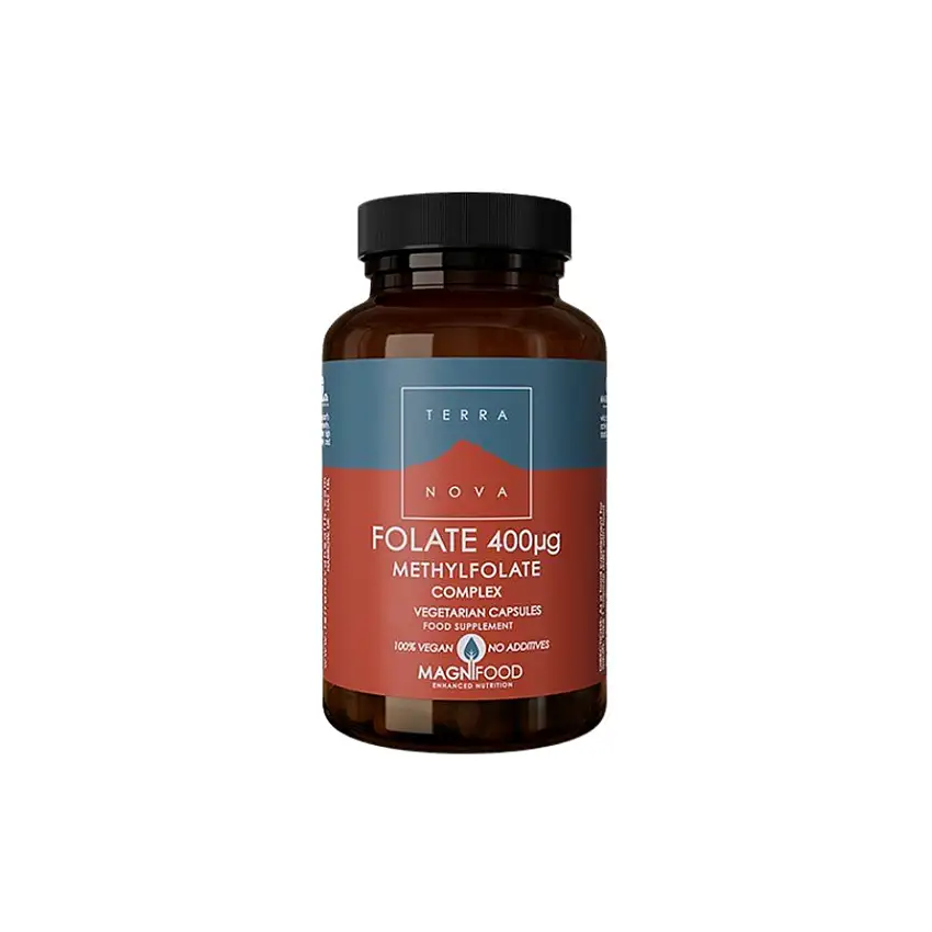 Terranova Folate Methylfolate 400ug 50 kaps.