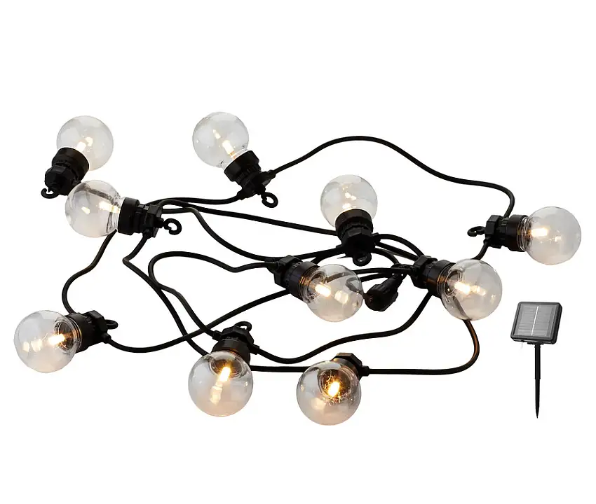 Sirius Lucas Solar Startsæt 10 Lys Klar Pærer