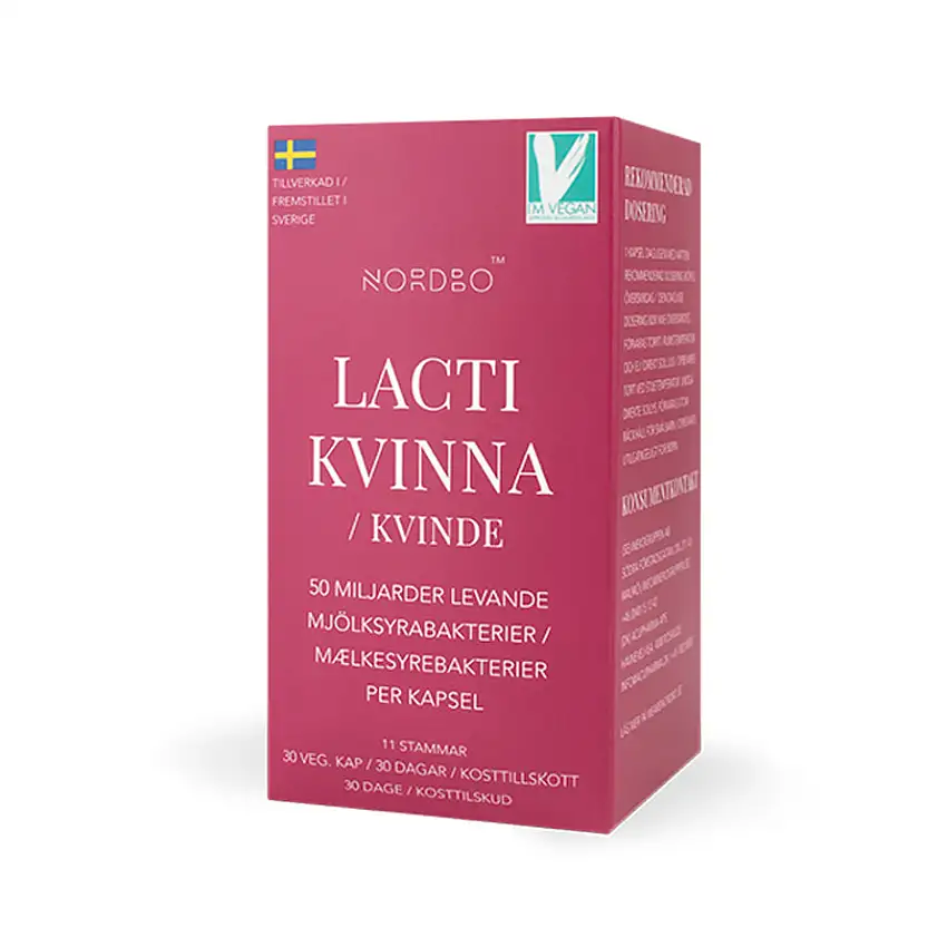 Nordbo Lacti Kvinde 30 kaps.